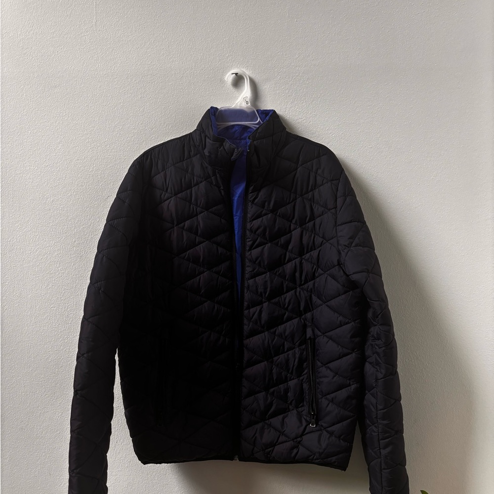 Tommy Hilfiger men’s reversible  blue/navy  puffer Jacket